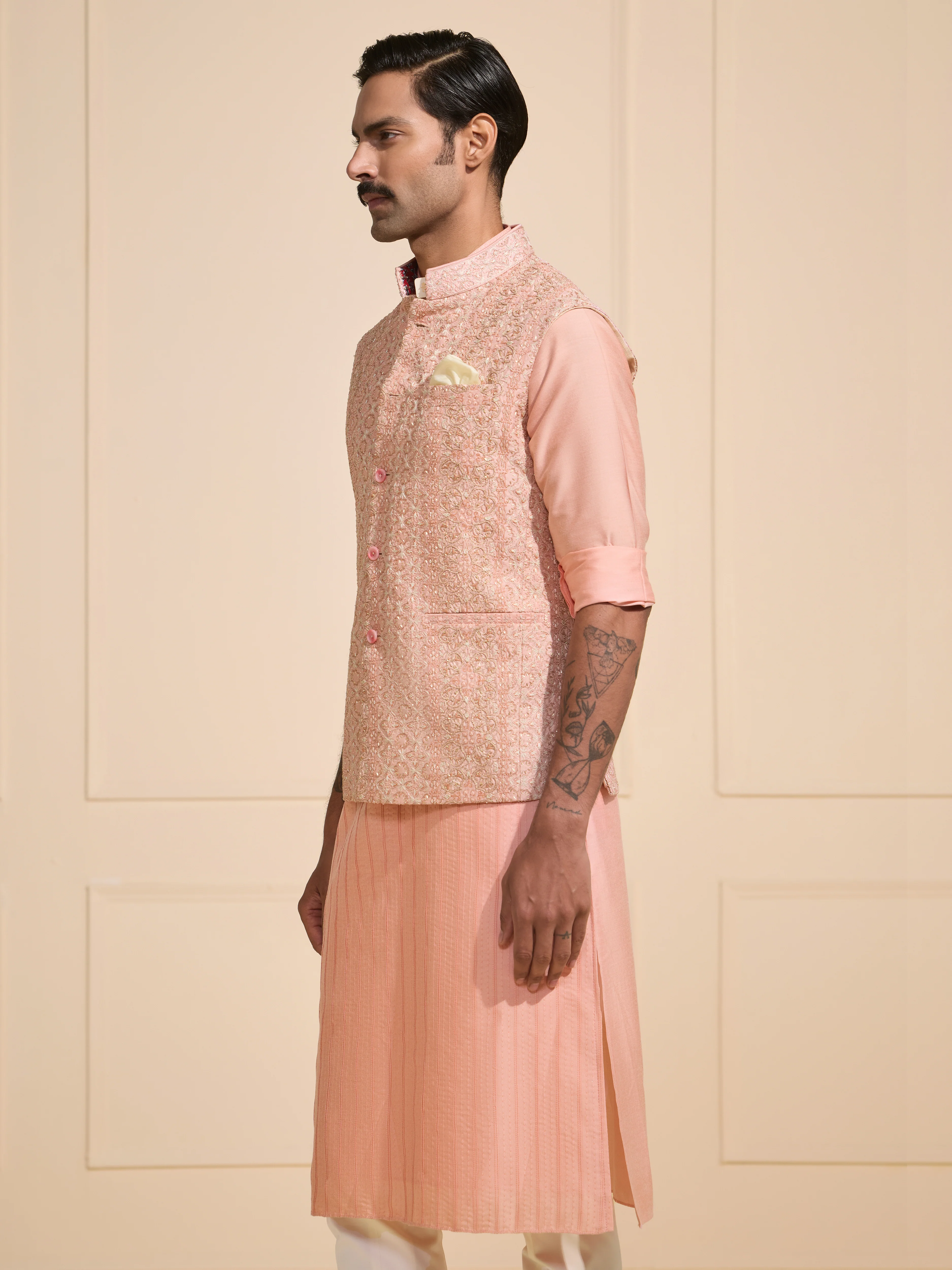 AMORY IMPERIAL BROCADE WAISTCOAT - Image 3