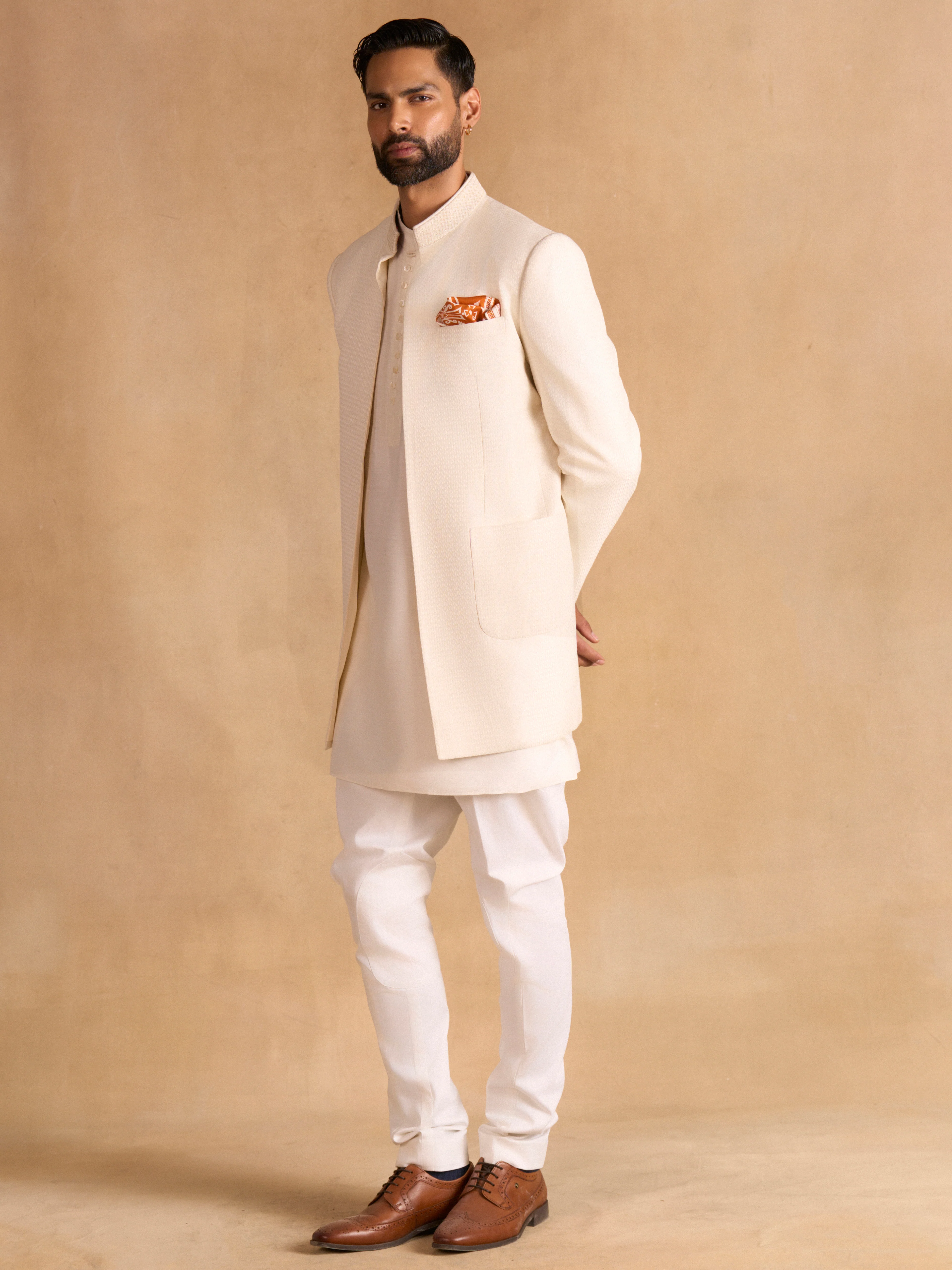 PRISTINE OPEN BANDHGALA - Image 3