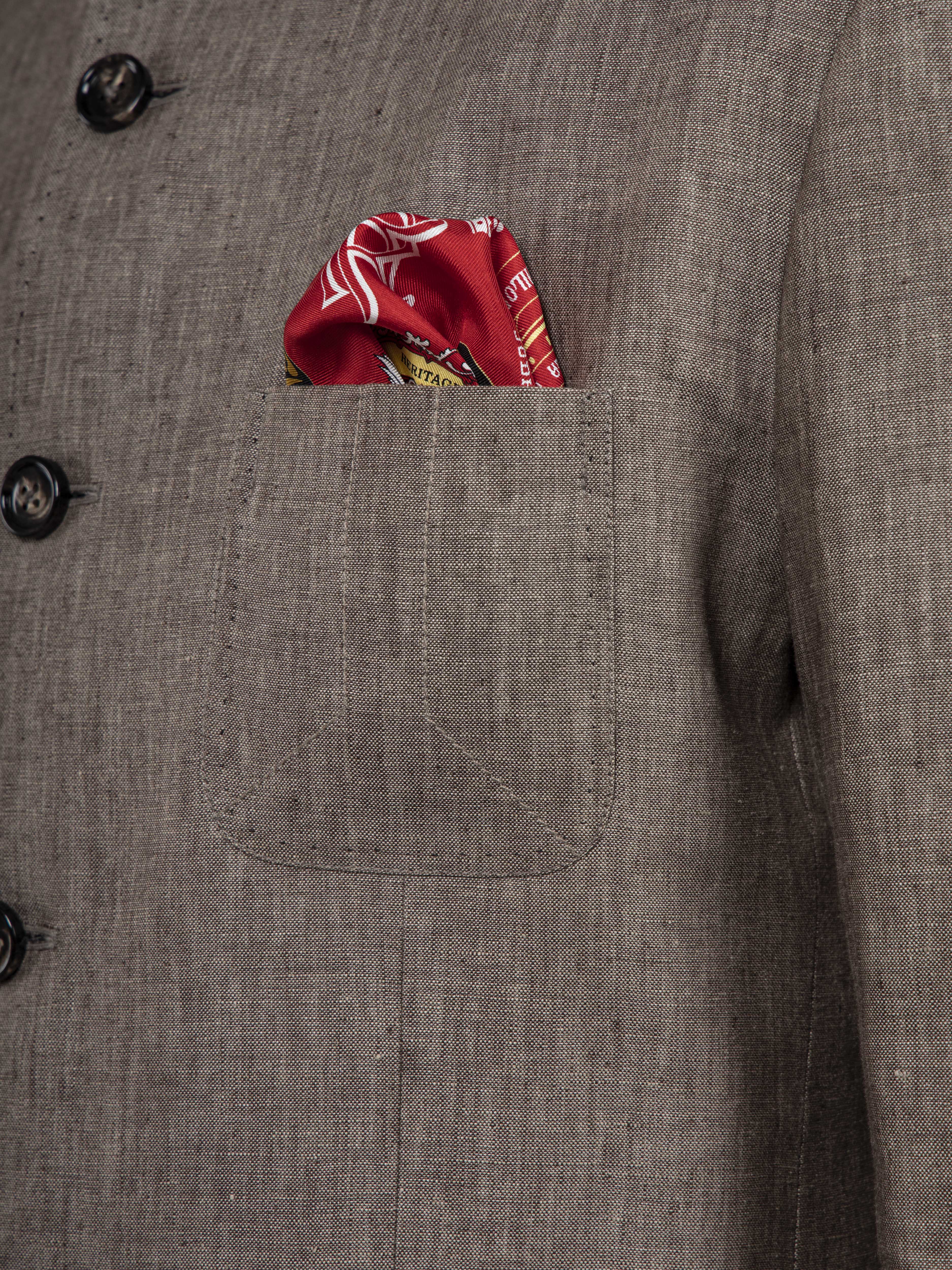 TAUPE BANDHGALA JACKET - Image 5