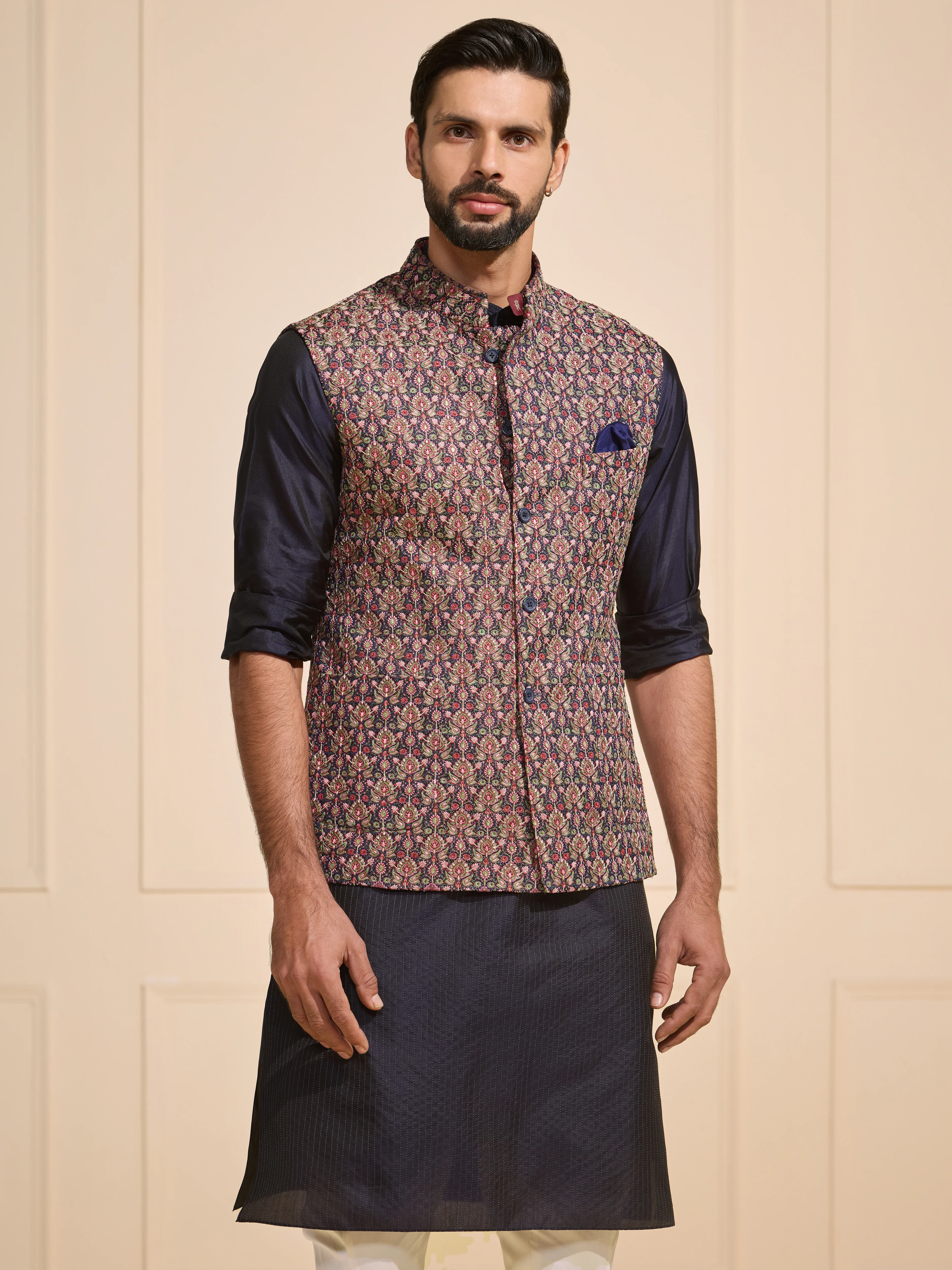 THE SHEHENSHAH TRADITIONAL NEHRU WAISTCOAT - Image 3