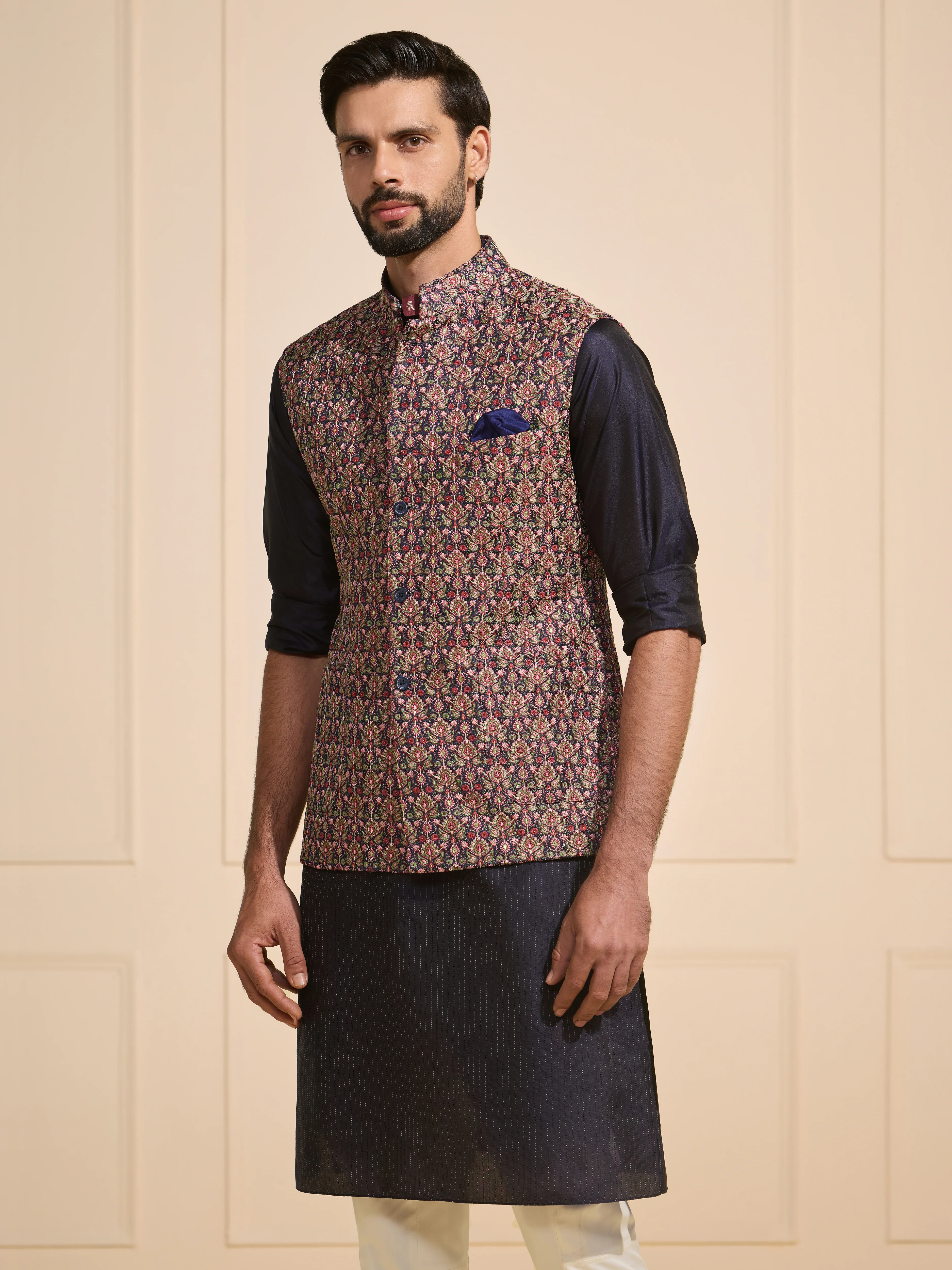 THE SHEHENSHAH TRADITIONAL NEHRU WAISTCOAT - Image 4